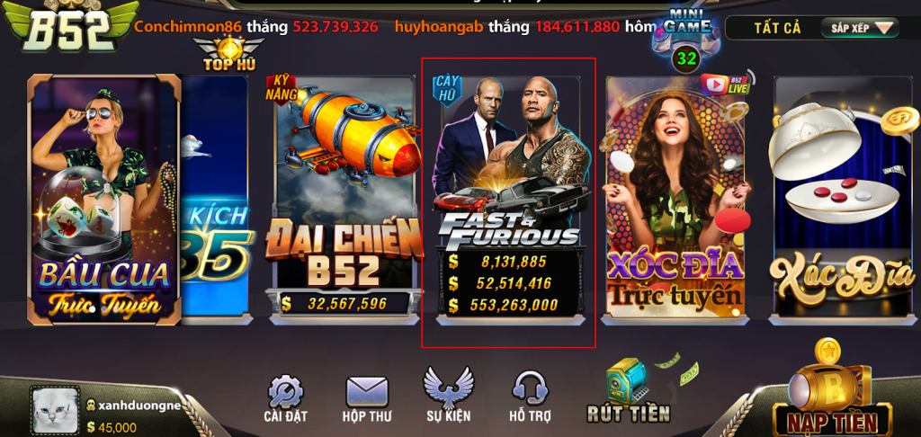 Hướng dẫn cách chơi Fast & Furious